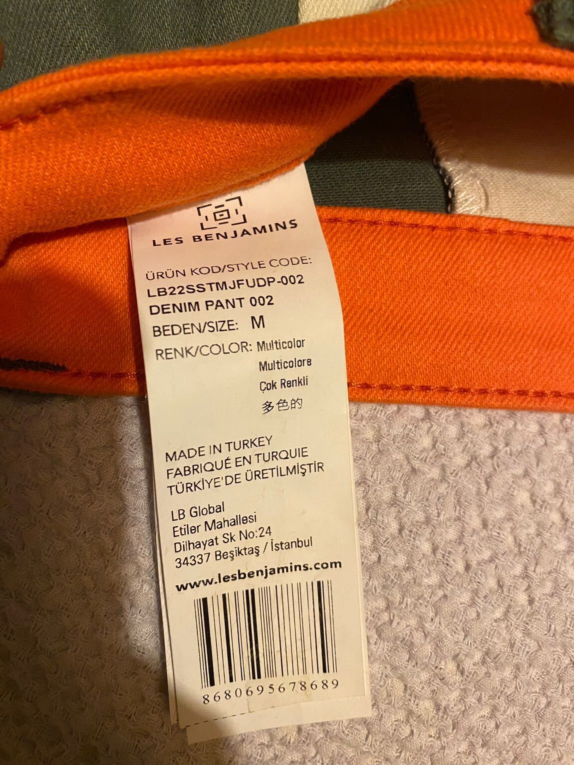 Renkli Kadın Kot Pantolon — görsel 4/8