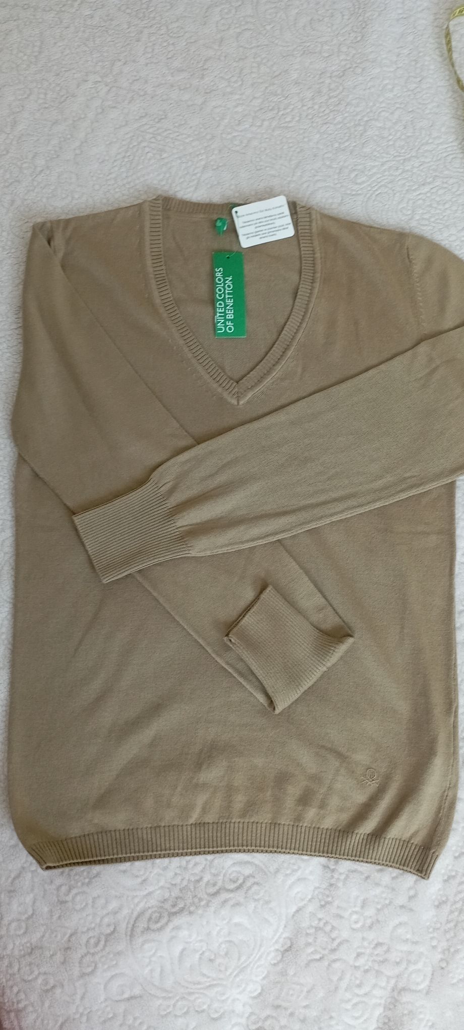 Benetton V Yaka Süveter (60) — görsel 2/8