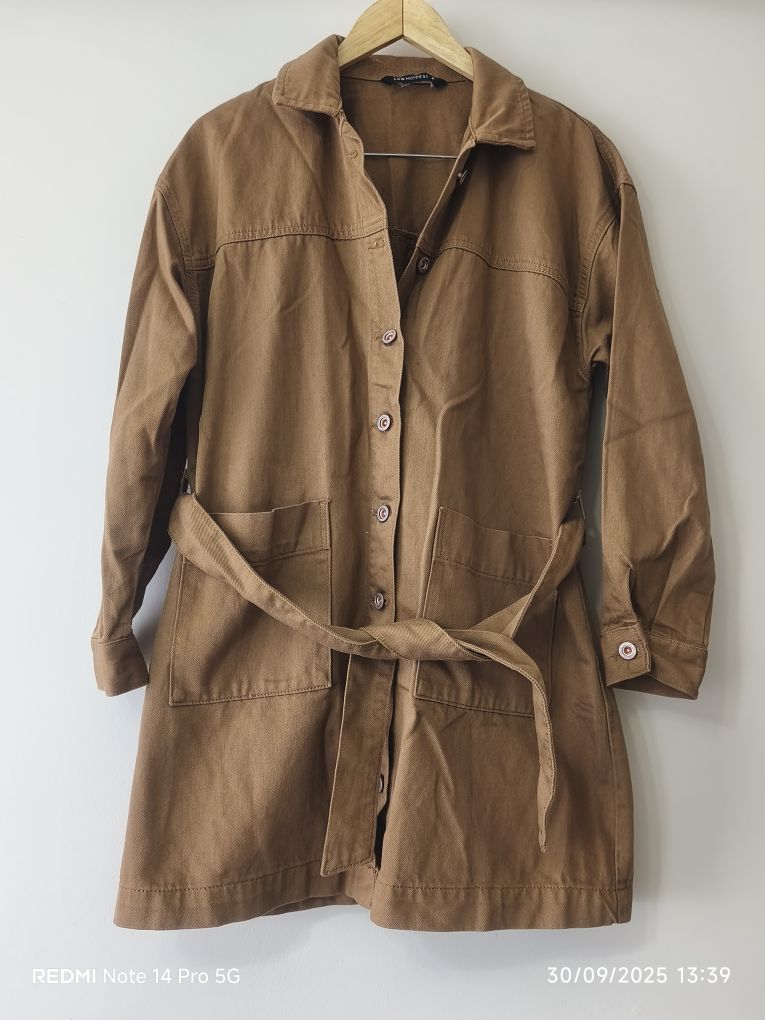 Lcw taba trençkot ceket oversize S — görsel 2/7