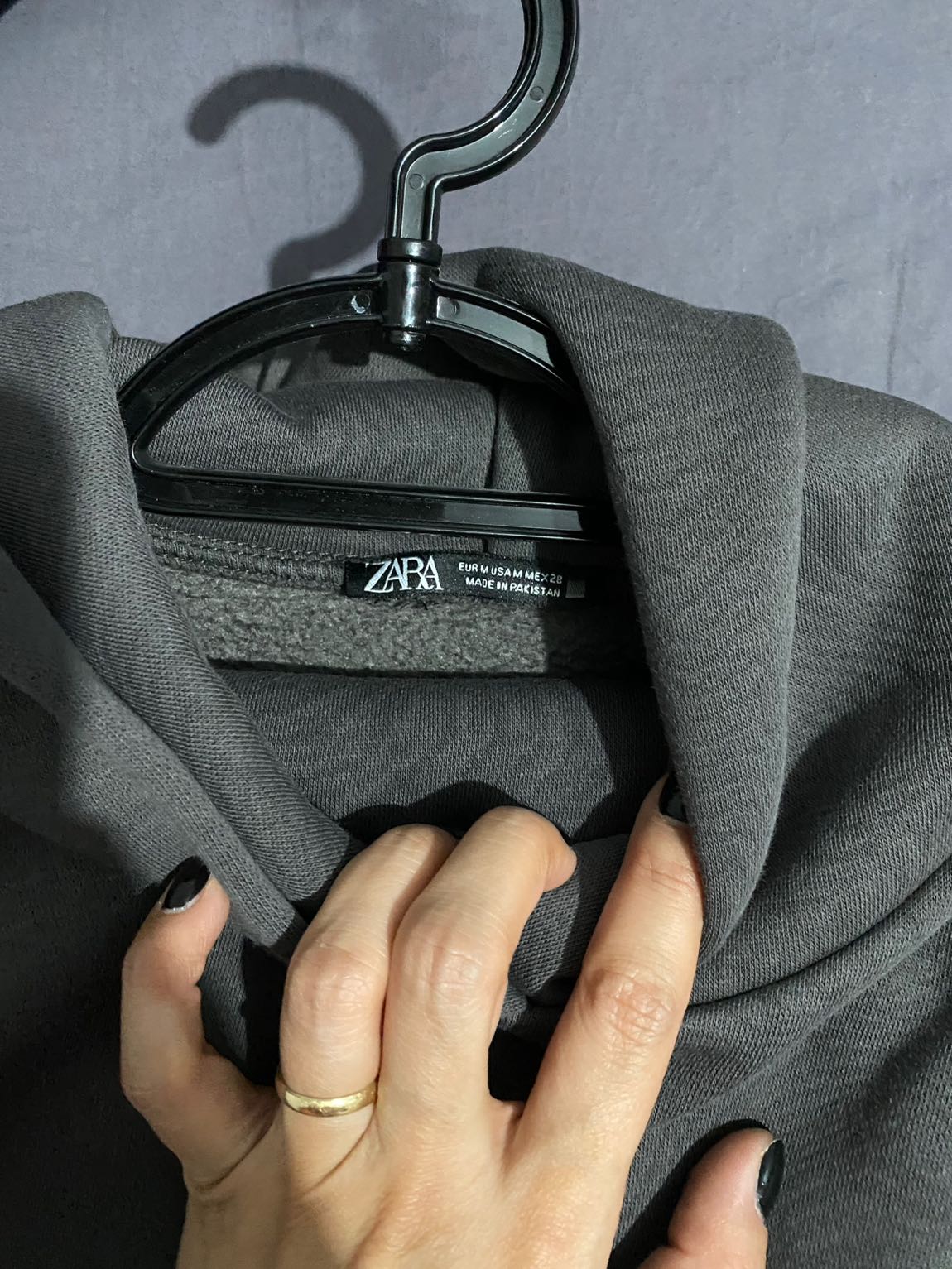 Zara Gri Sweatshirt ve jogger pantolon — görsel 4/6