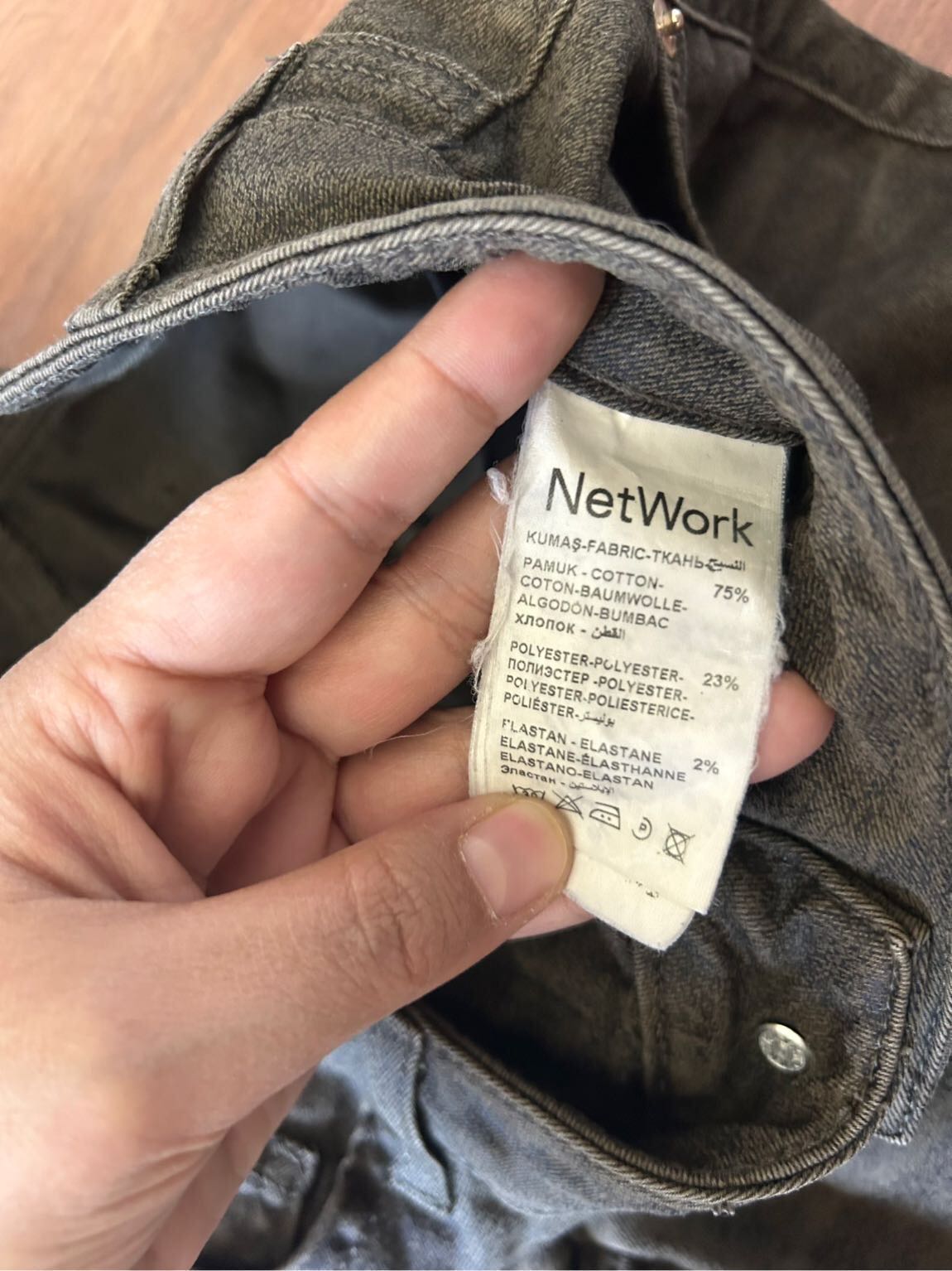 Orjinal Network Haki Kadın Pantolon — görsel 7/7