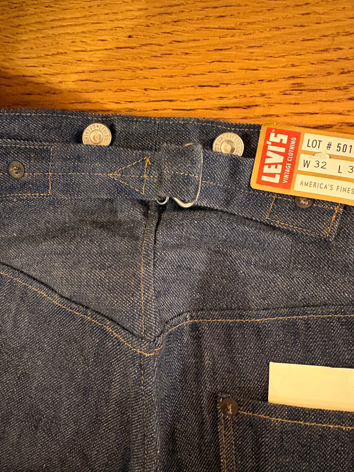 LEVİ’S 501XX 1933 SELVEDGE CİNCH BACK — görsel 2/6