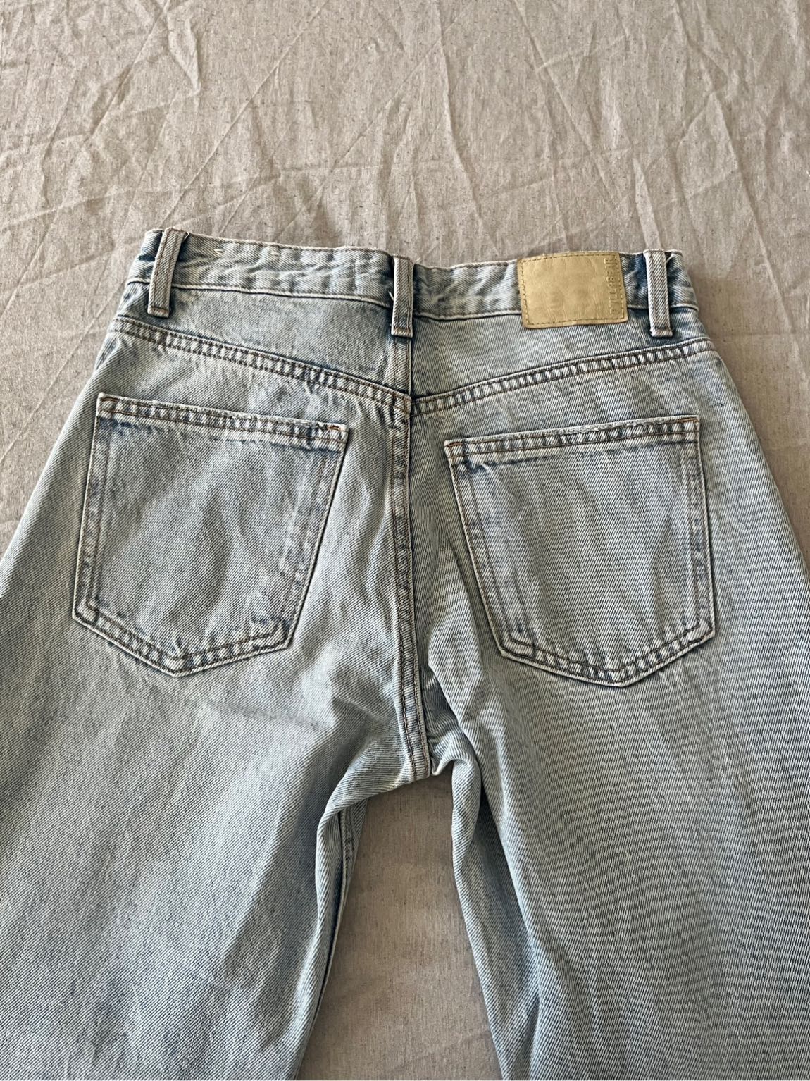 pull&bear straight fit orta bel jean — görsel 3/4