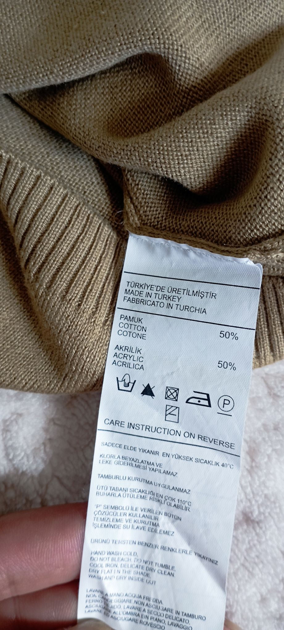 Benetton V Yaka Süveter (60) — görsel 6/8