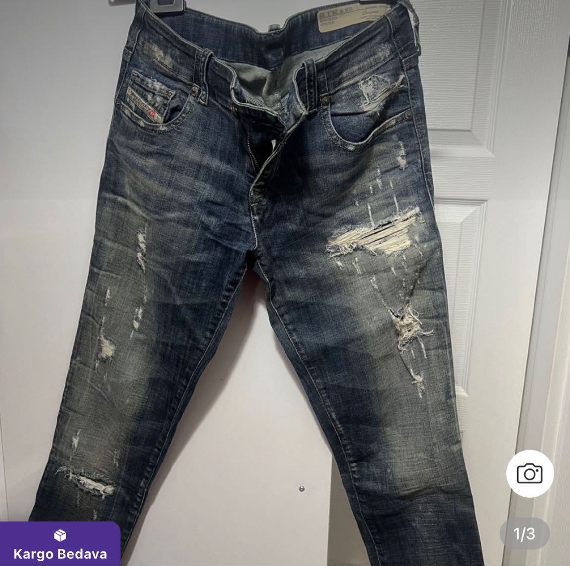 Diesel Yırtık Detaylı Kot Pantolon — görsel 4/4