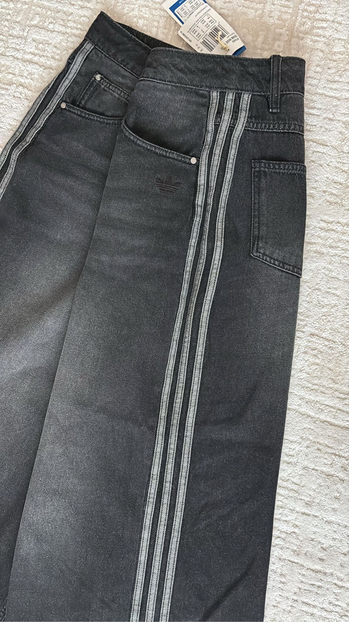 Adidas Wide Leg Jean Pantolon — görsel 4/9