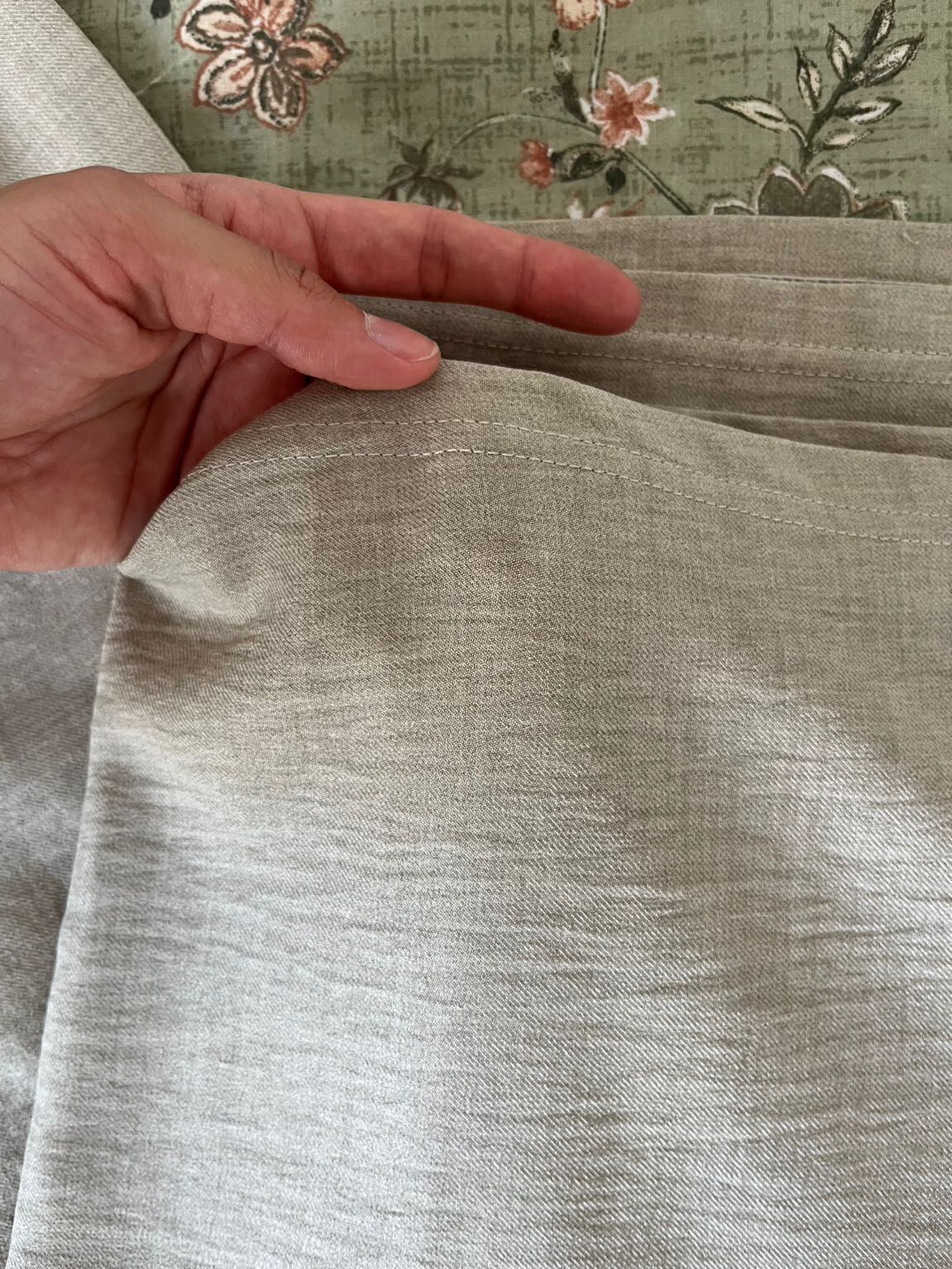 Bej Bol Kesim Pantolon — görsel 3/4