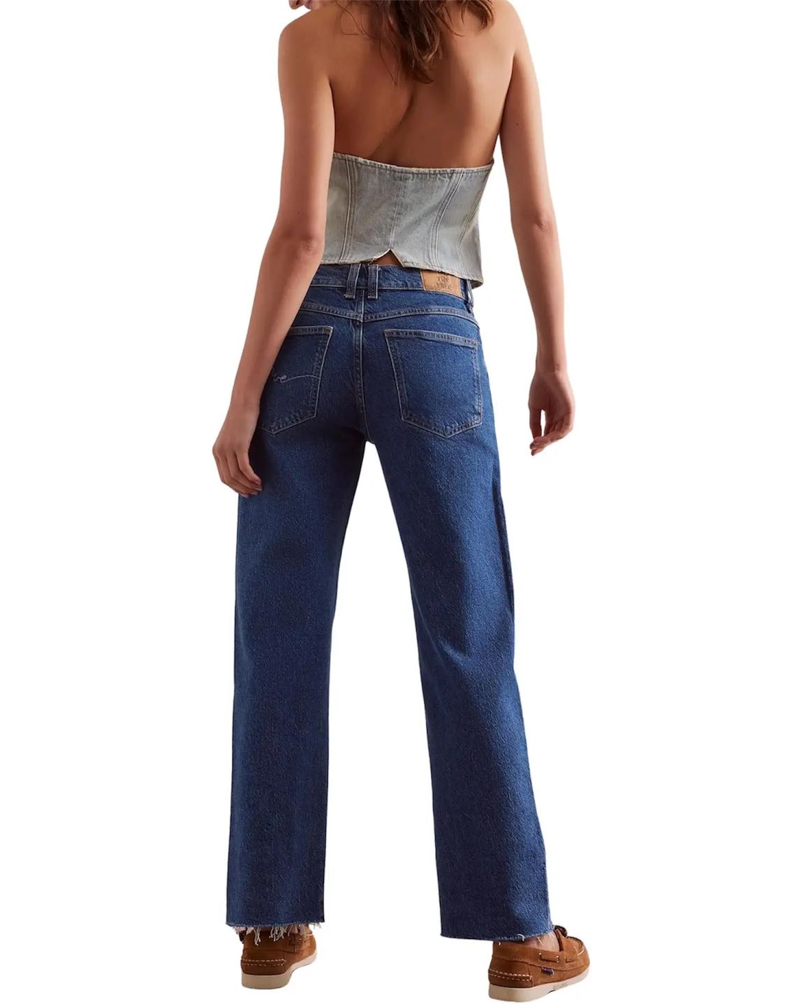 Free People Risk Taker Mid-Rise Jeans — görsel 4/8