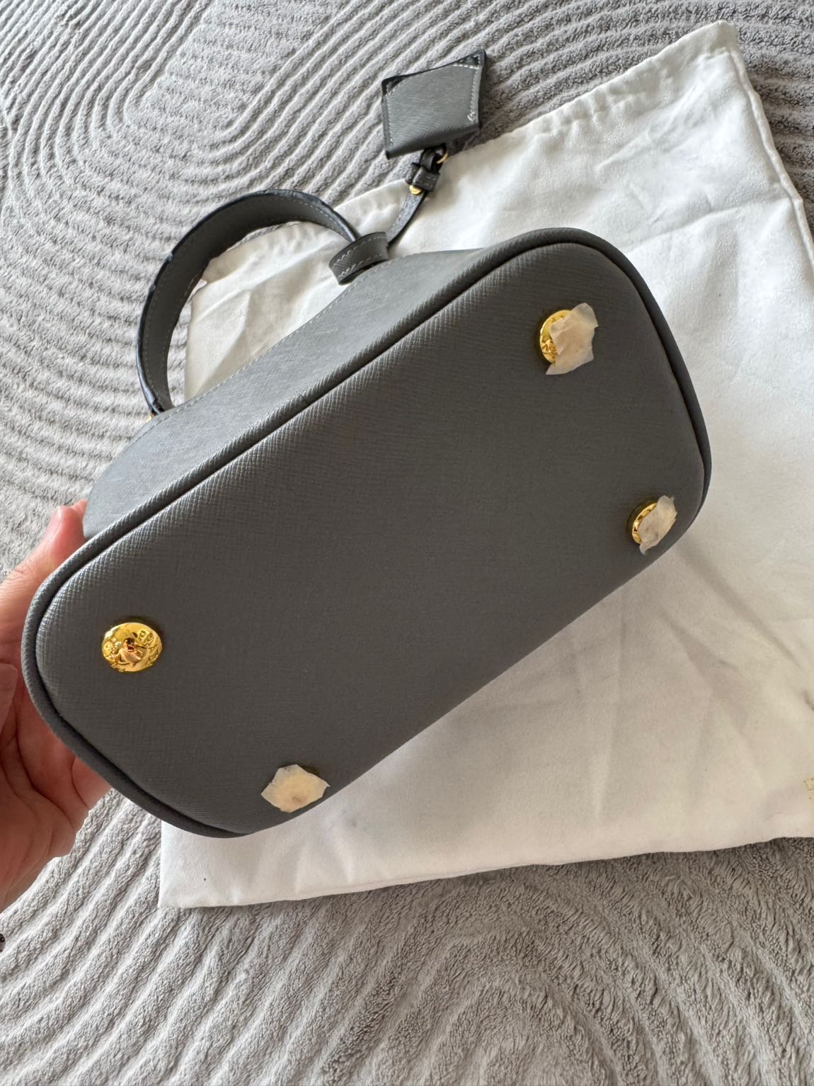 Prada Gri Deri Çanta — görsel 3/6