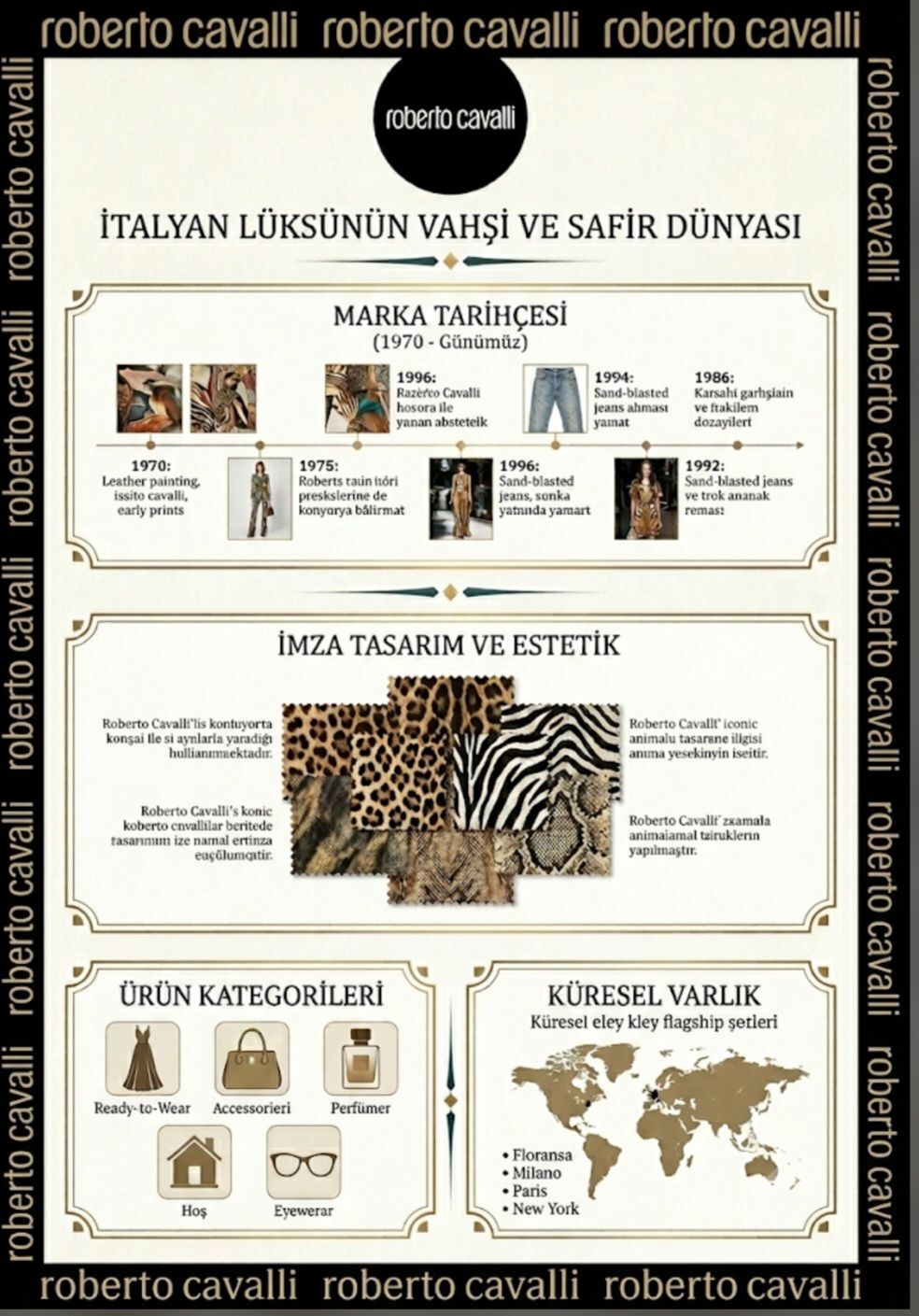 Roberto cavalli siyah Kot Etek — görsel 8/8