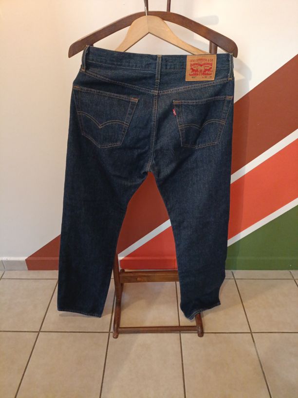 Levi's 501 Lacivert Erkek Kot Pantolon — görsel 2/8