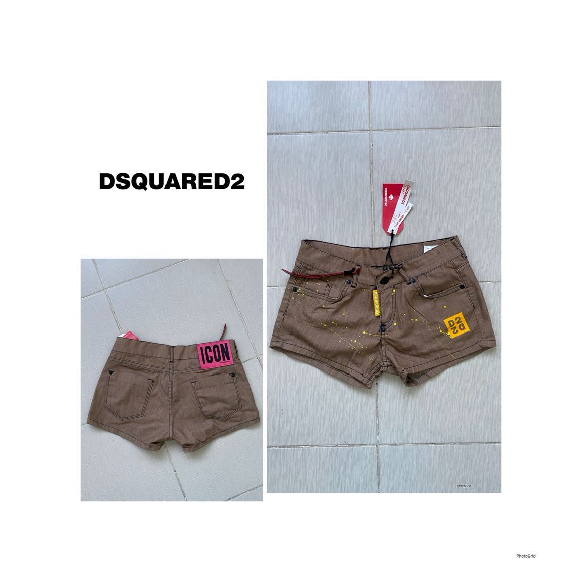 Dsquared2 etiketli mini şort — görsel 1/6