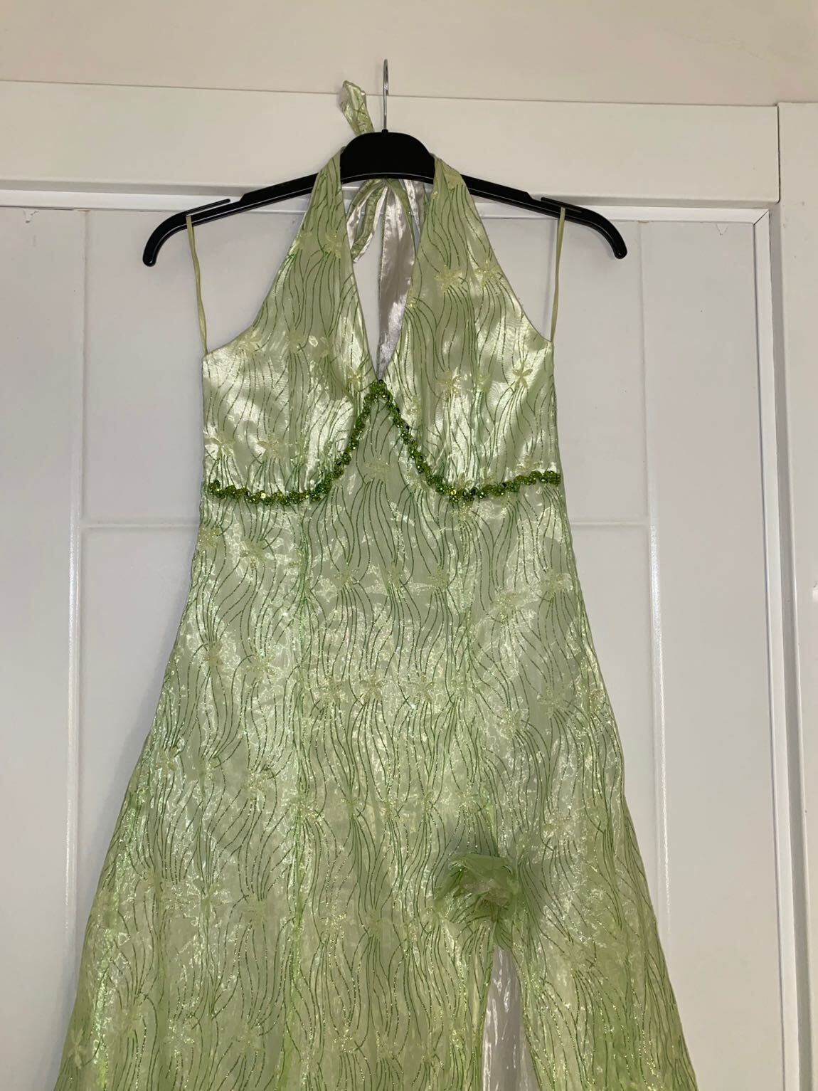 American Vintage Yeşil simli Abiye — görsel 4/15