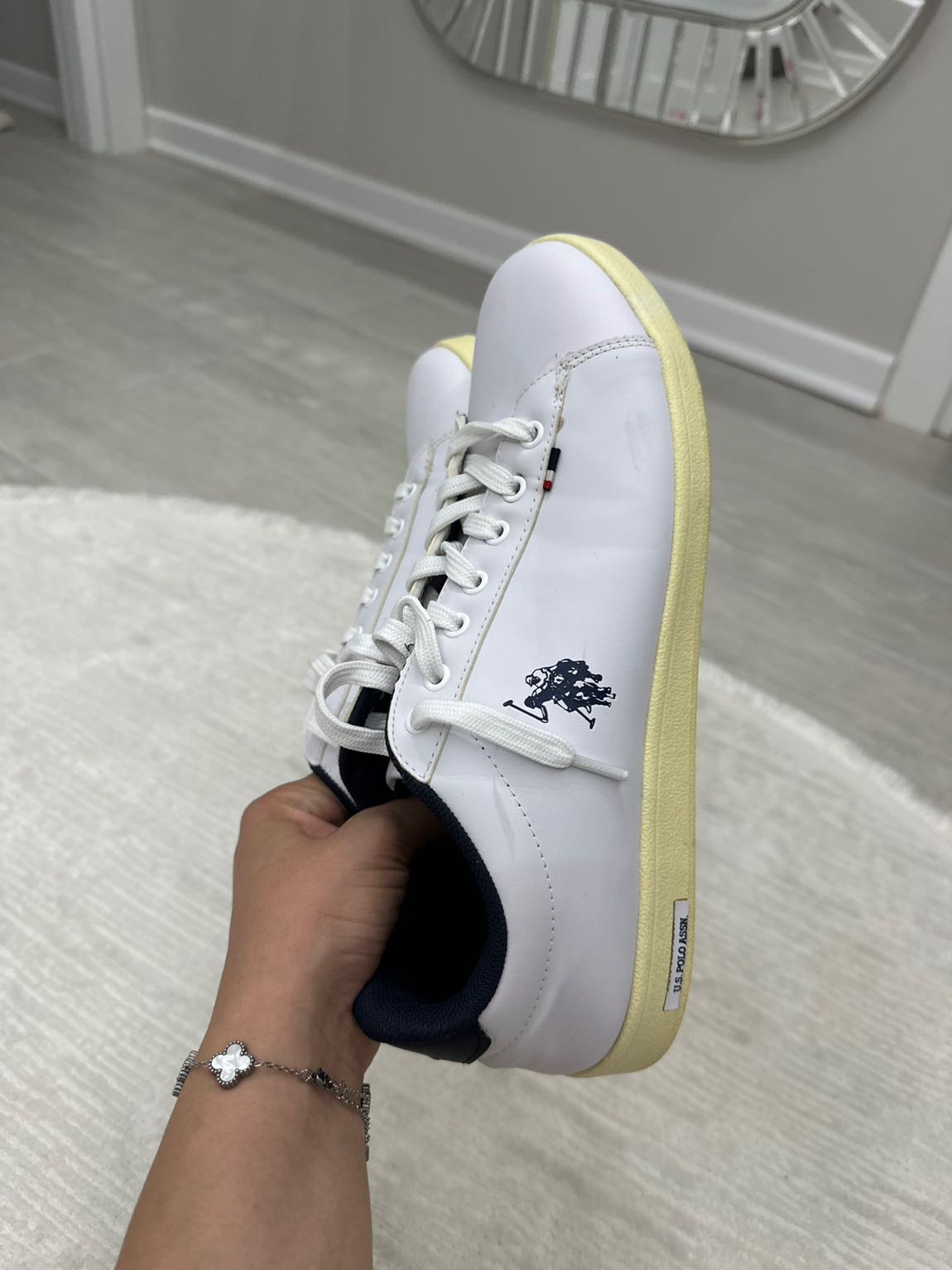 U.S. Polo Assn. Beyaz Sneaker — görsel 4/4