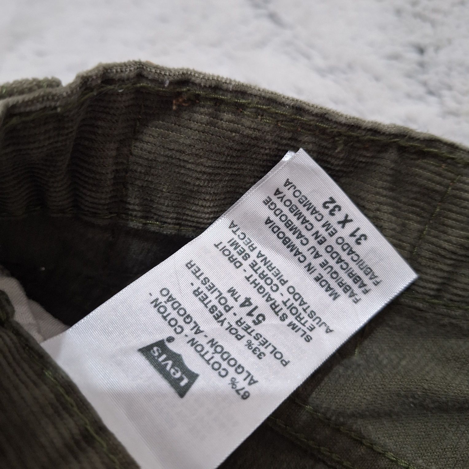 Levi's Oluklu Kadife Pantolon wb846 — görsel 6/9