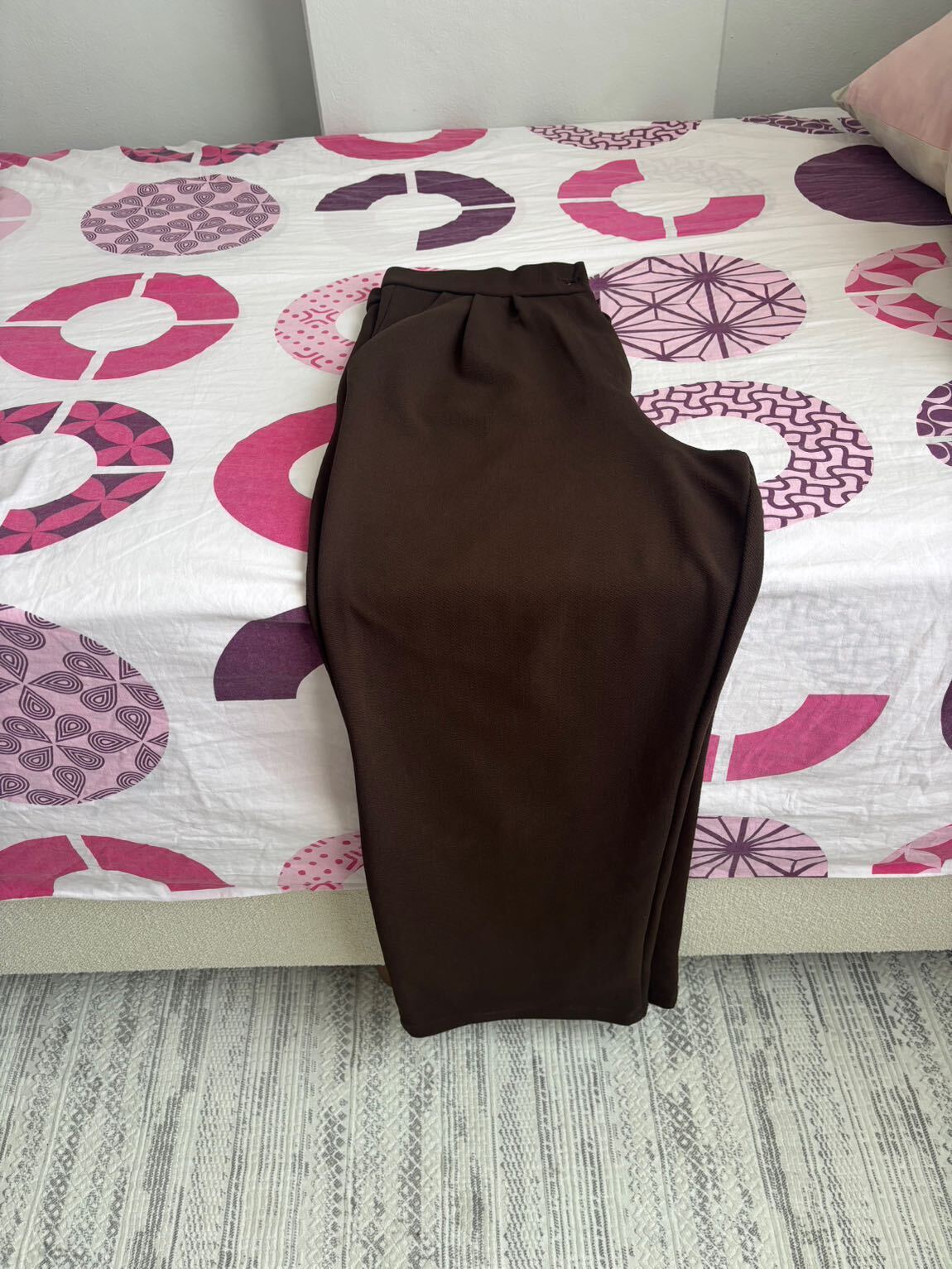 Kahverengi Bol Paça Pantolon — görsel 2/4