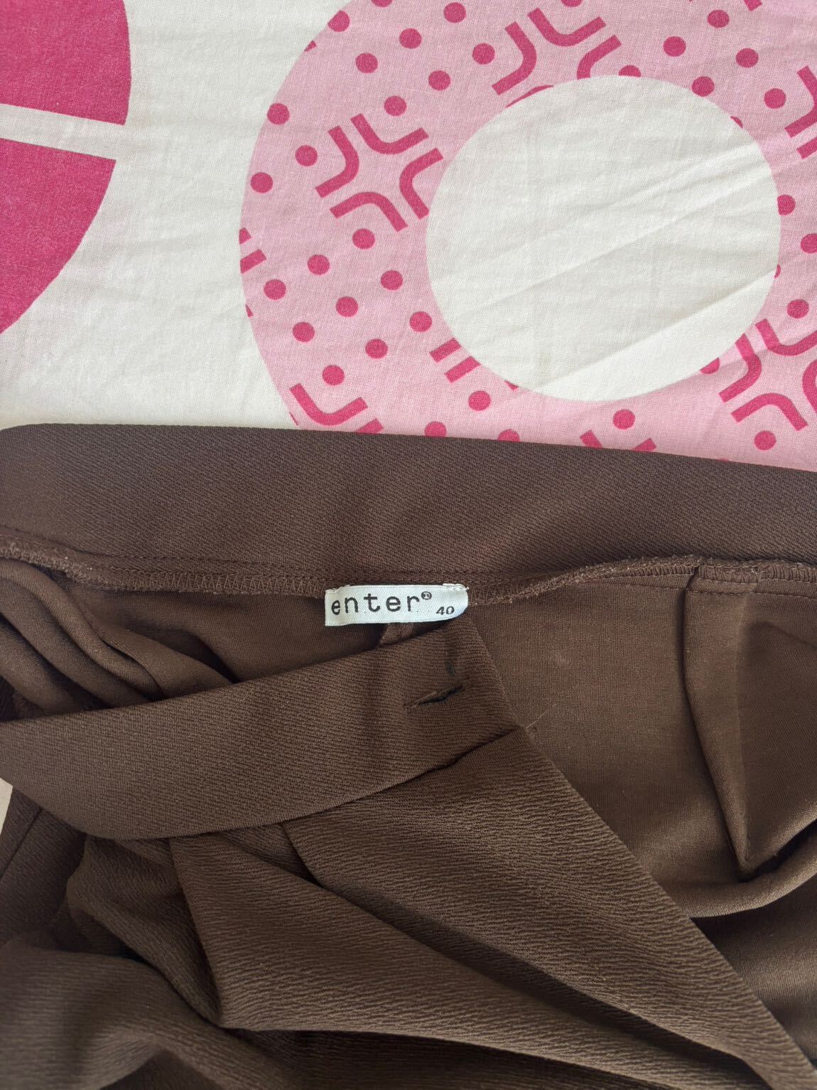 Kahverengi Bol Paça Pantolon — görsel 3/4