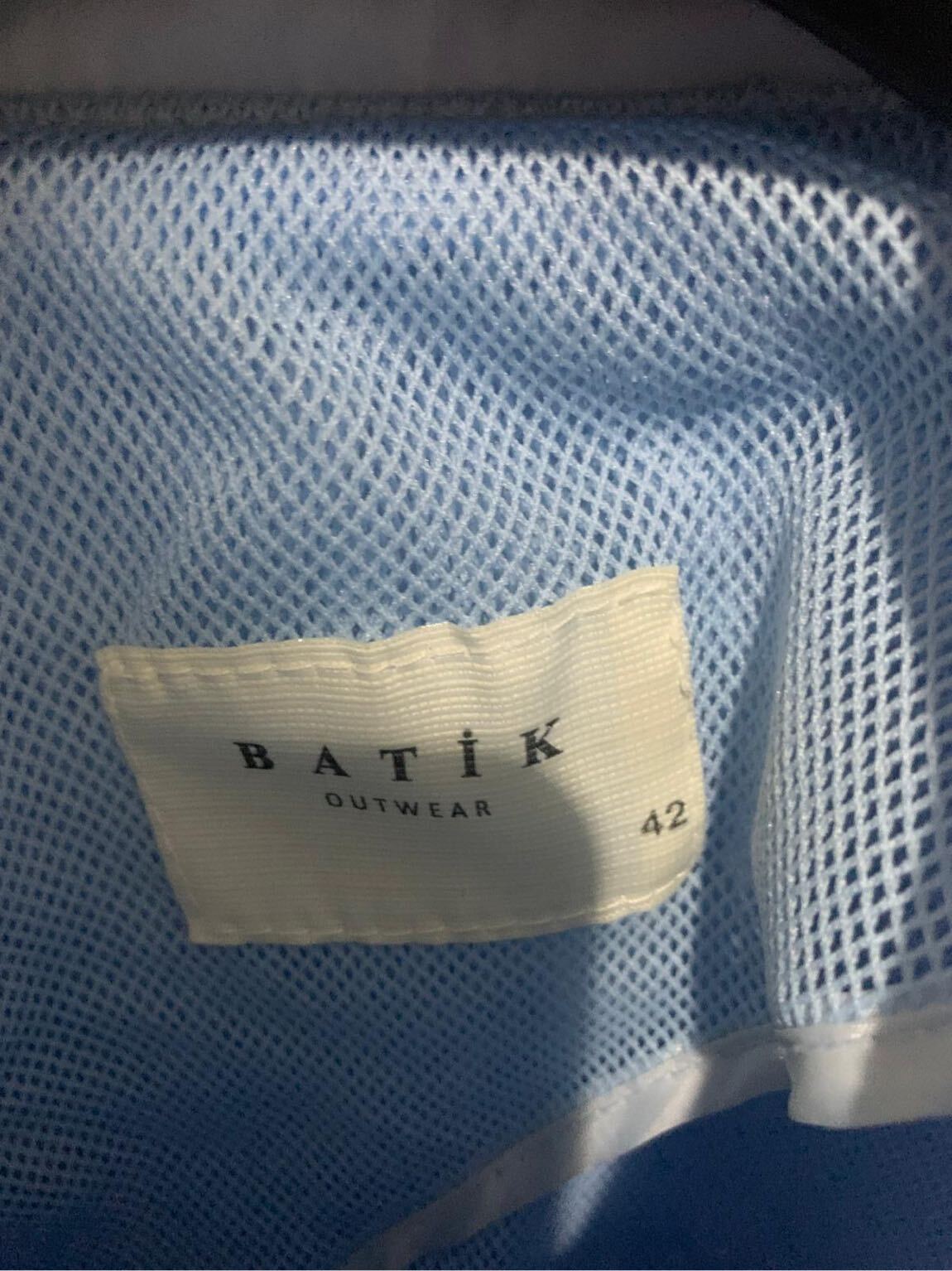Mavi Fermuarlı Kapüşonlu Parka — görsel 7/7