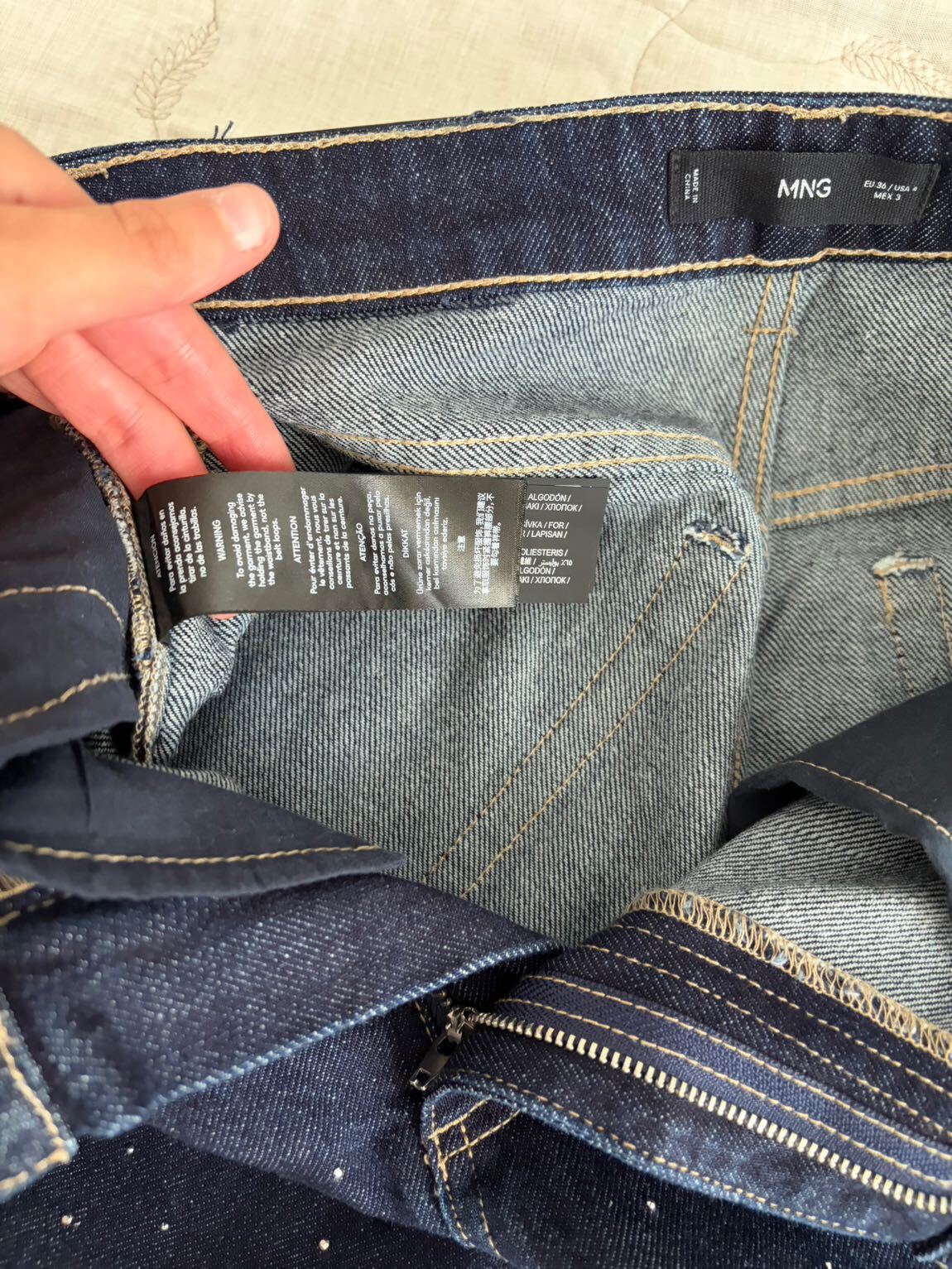 Mango Kadın Jean Pantolon — görsel 10/10