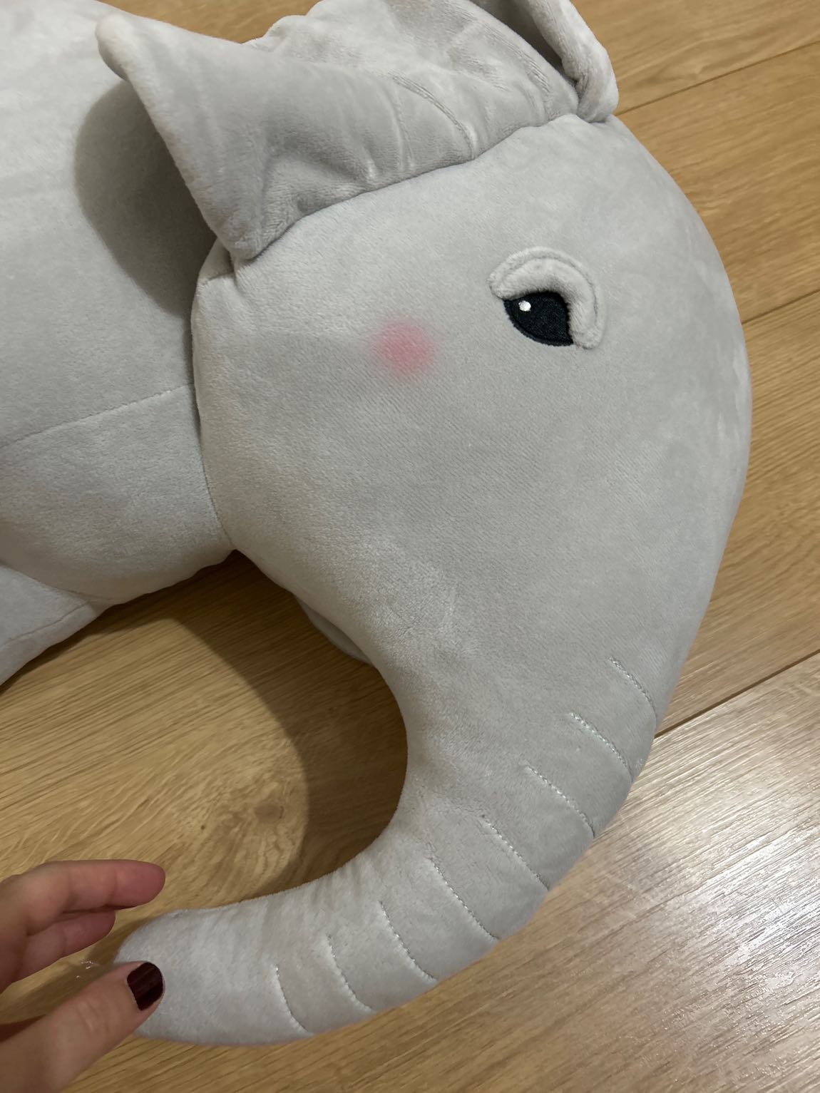 Gri Peluş Fil Oyuncak — görsel 4/6