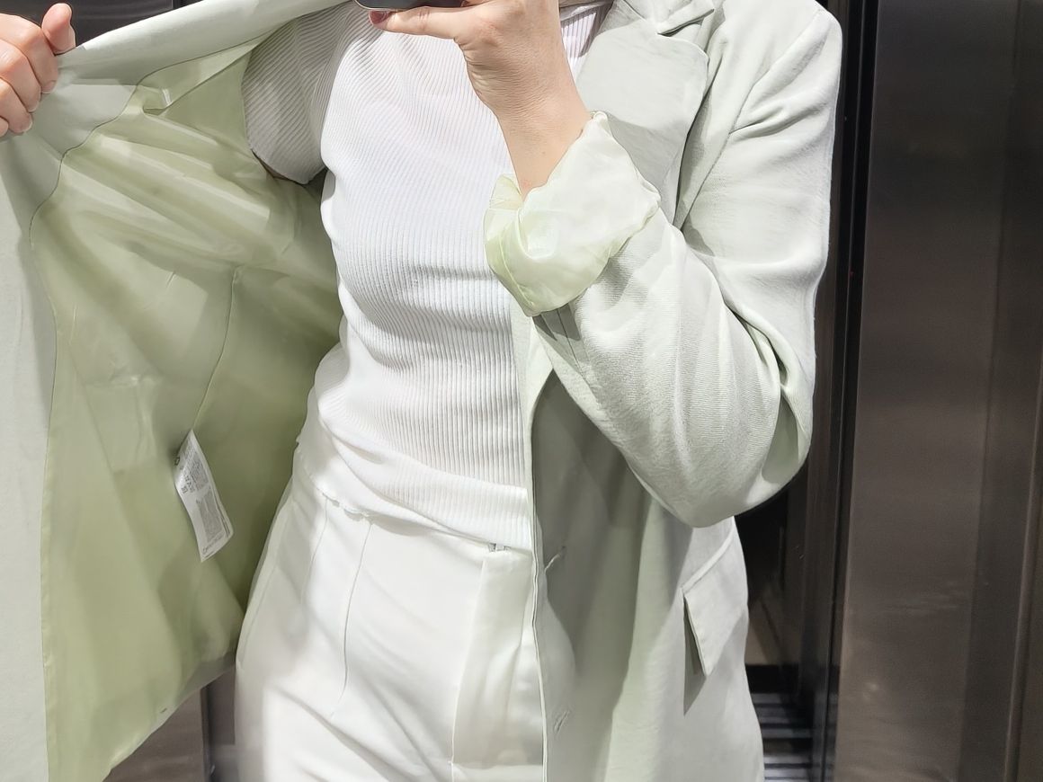 Mint Yeşili Blazer Ceket — görsel 3/3