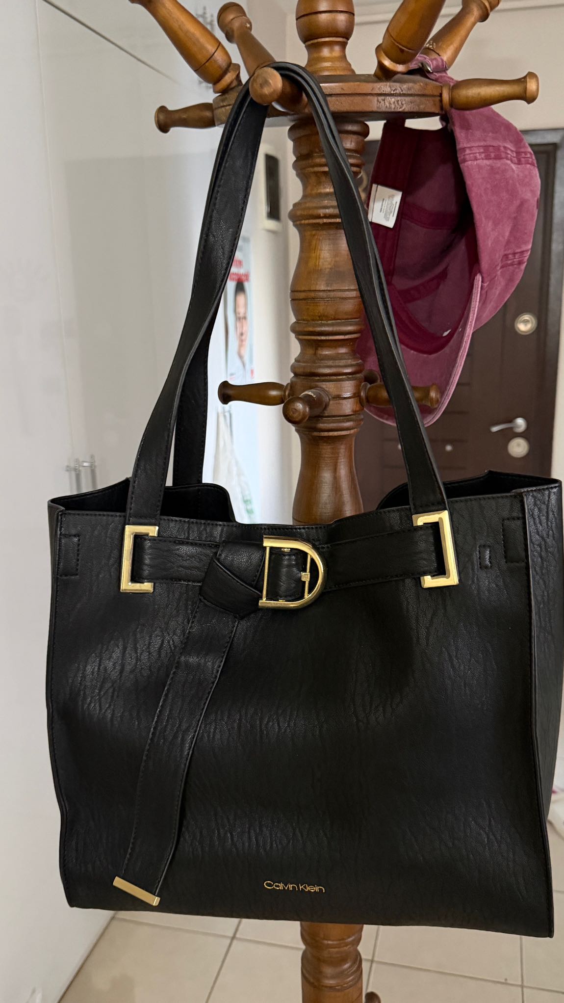 Calvin Klein siyah omuz çantası — görsel 3/4