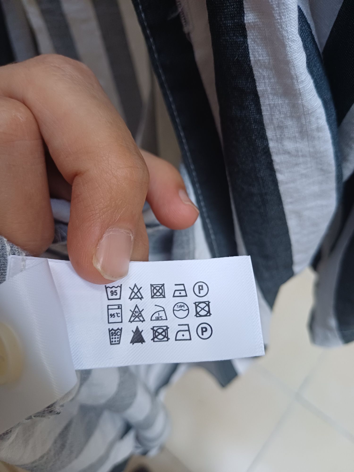 Bershka Erkek Dikey Çizgili Gömlek — görsel 6/7