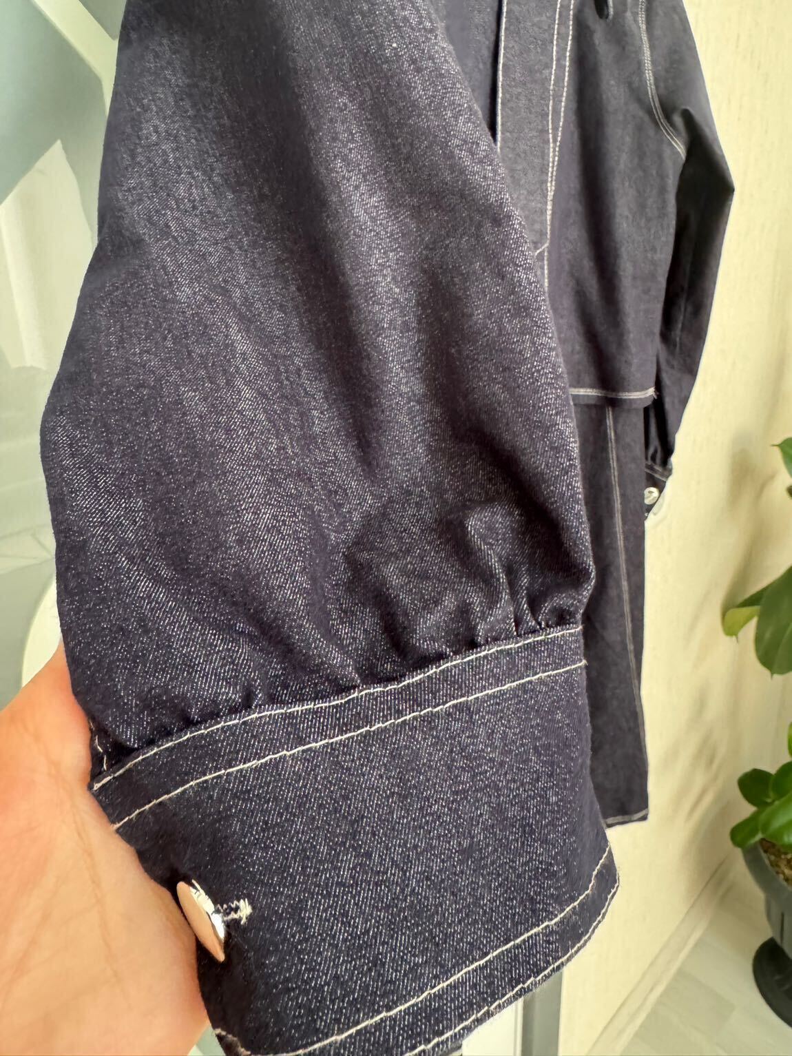 Kot Denim kadın ikili takım etek gömlek — görsel 5/8
