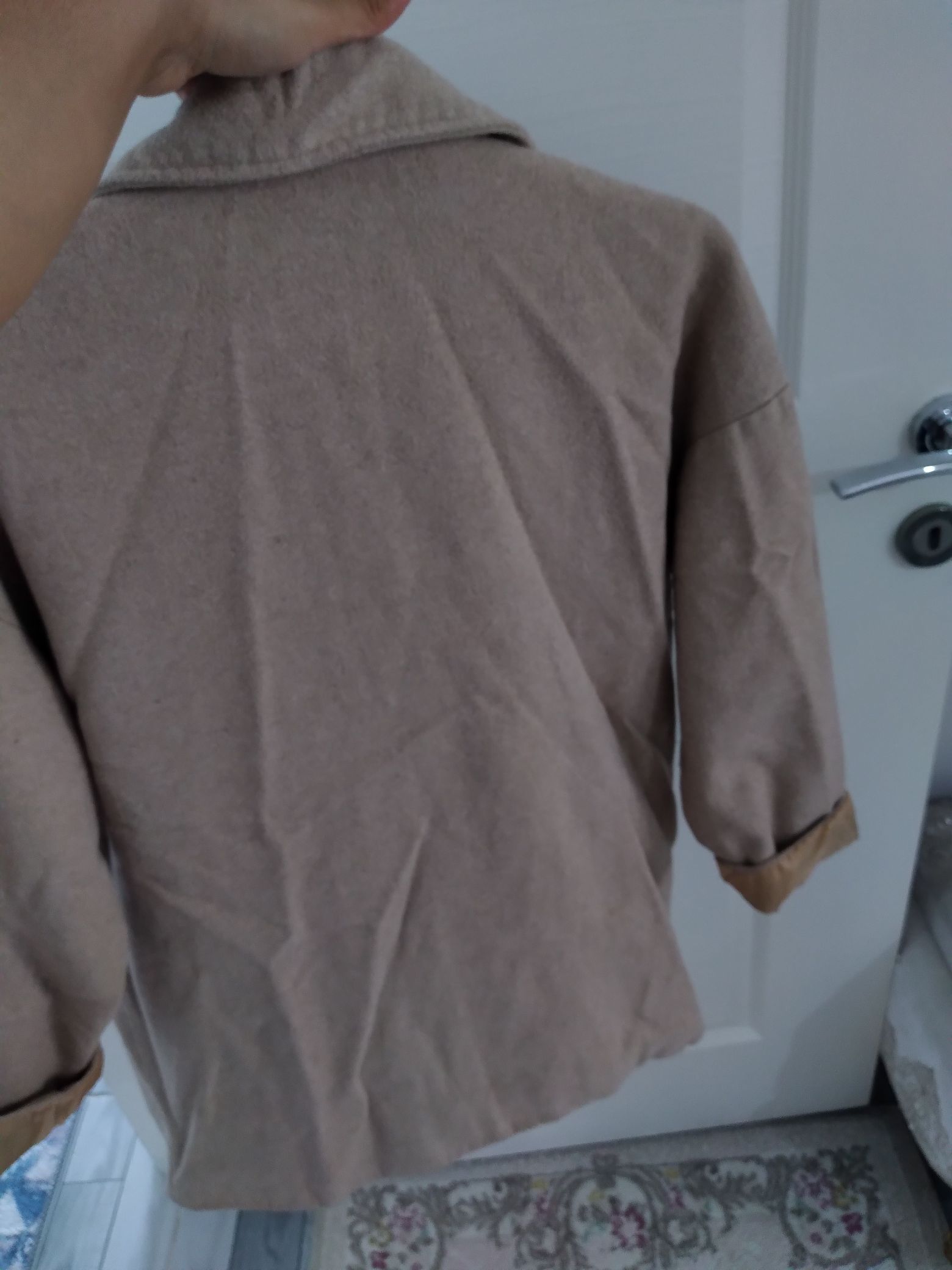 oversize kaşe ceket — görsel 5/10