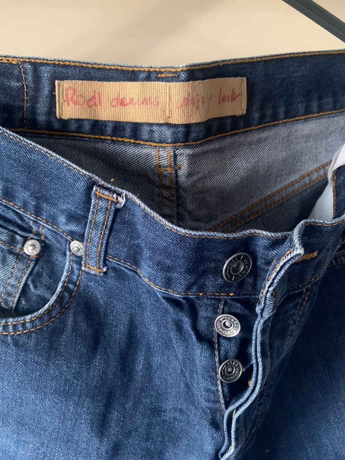 Rodi Marka Erkek Vintage Kot Pantolon — görsel 2/6