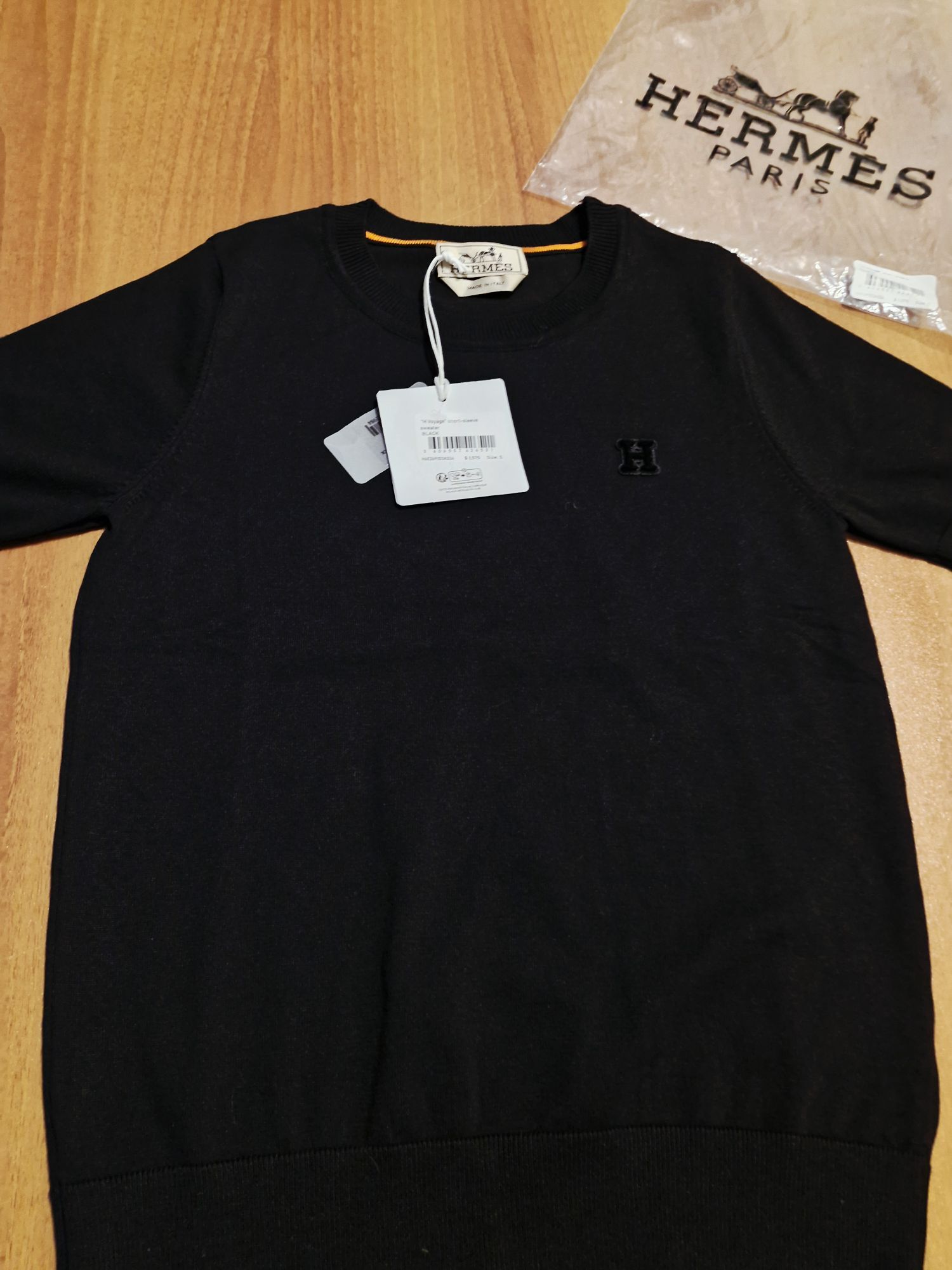 Hermes Siyah Tshirt 🎊🌸🎊 — görsel 2/5