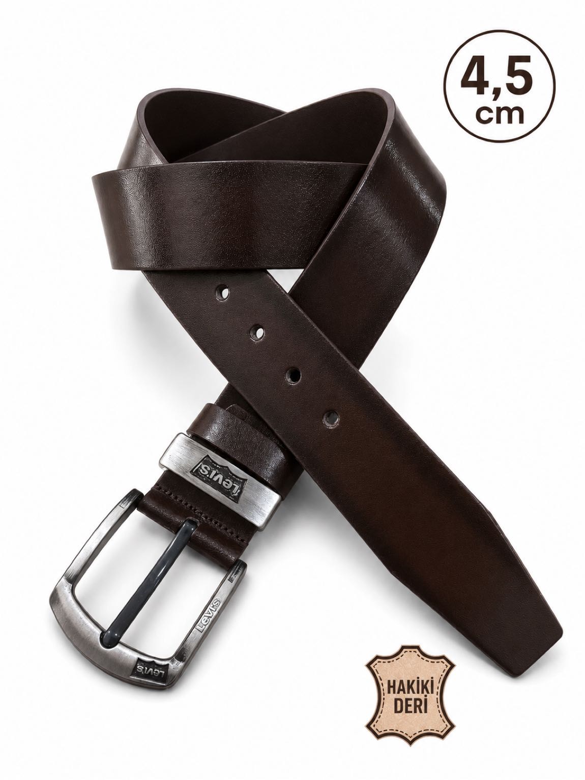 Hakiki Deri Levi's Kemer 2 li set 4,5 cm — görsel 4/7