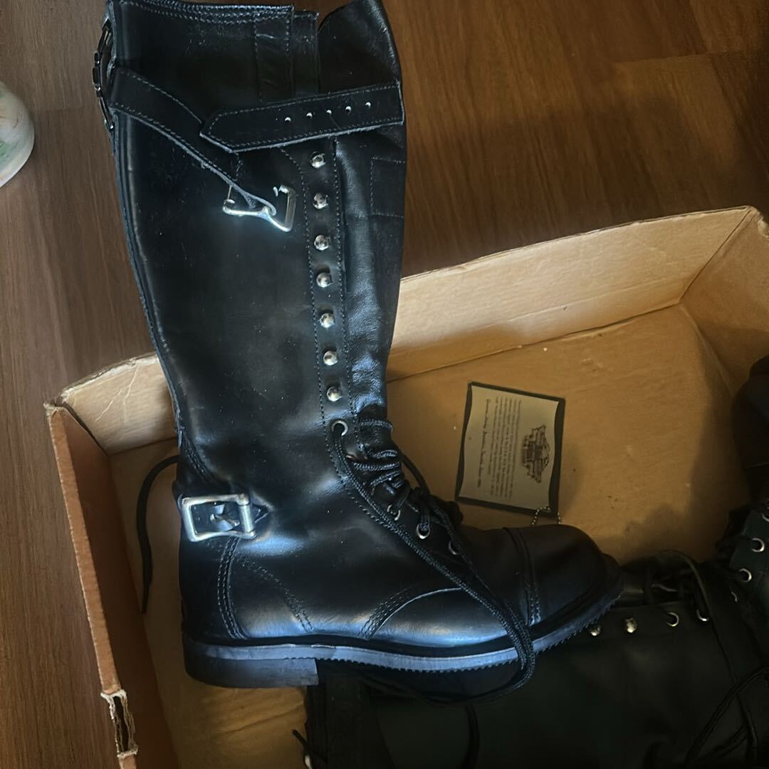 Harley Davidson Rem Black Deri Çizme — görsel 4/5