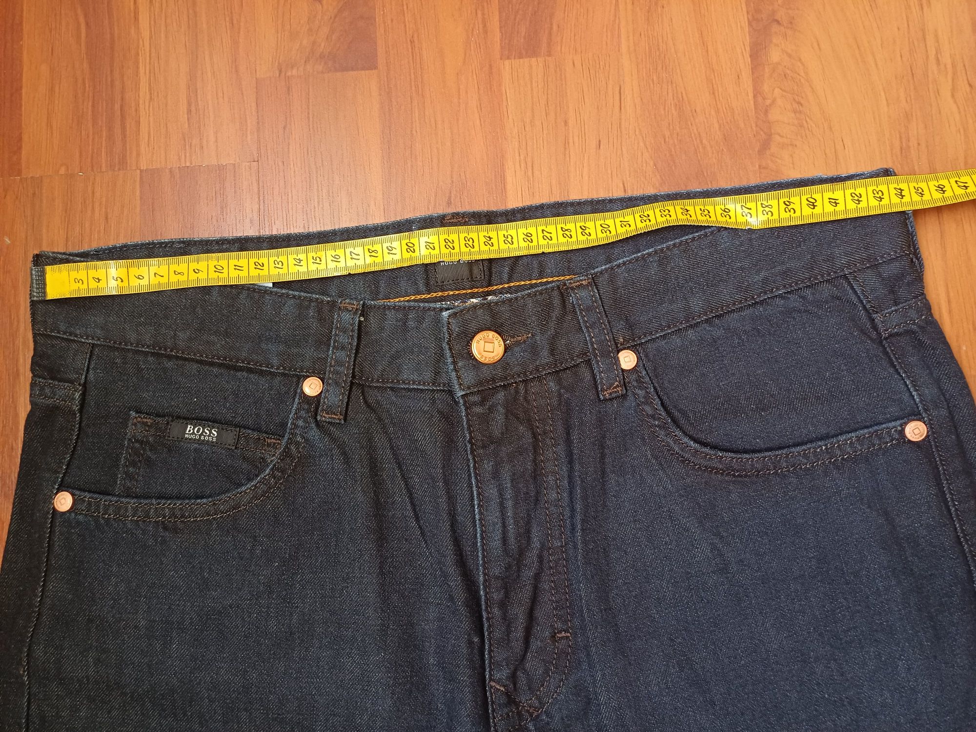 Boss Koyu Lacivert Regular Fit Jean — görsel 5/8