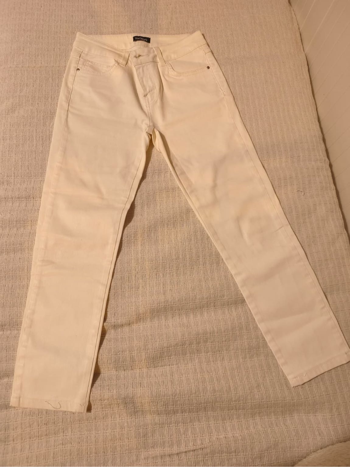 Network Beyaz Kot Pantolon polyester — görsel 2/3