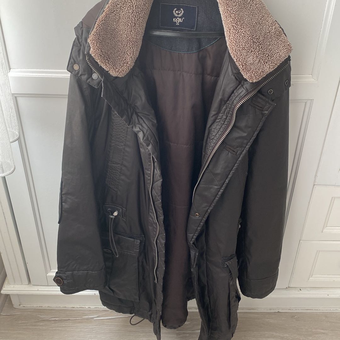 Kiğılı Kahverengi Kadın Parka Kaban — görsel 2/4