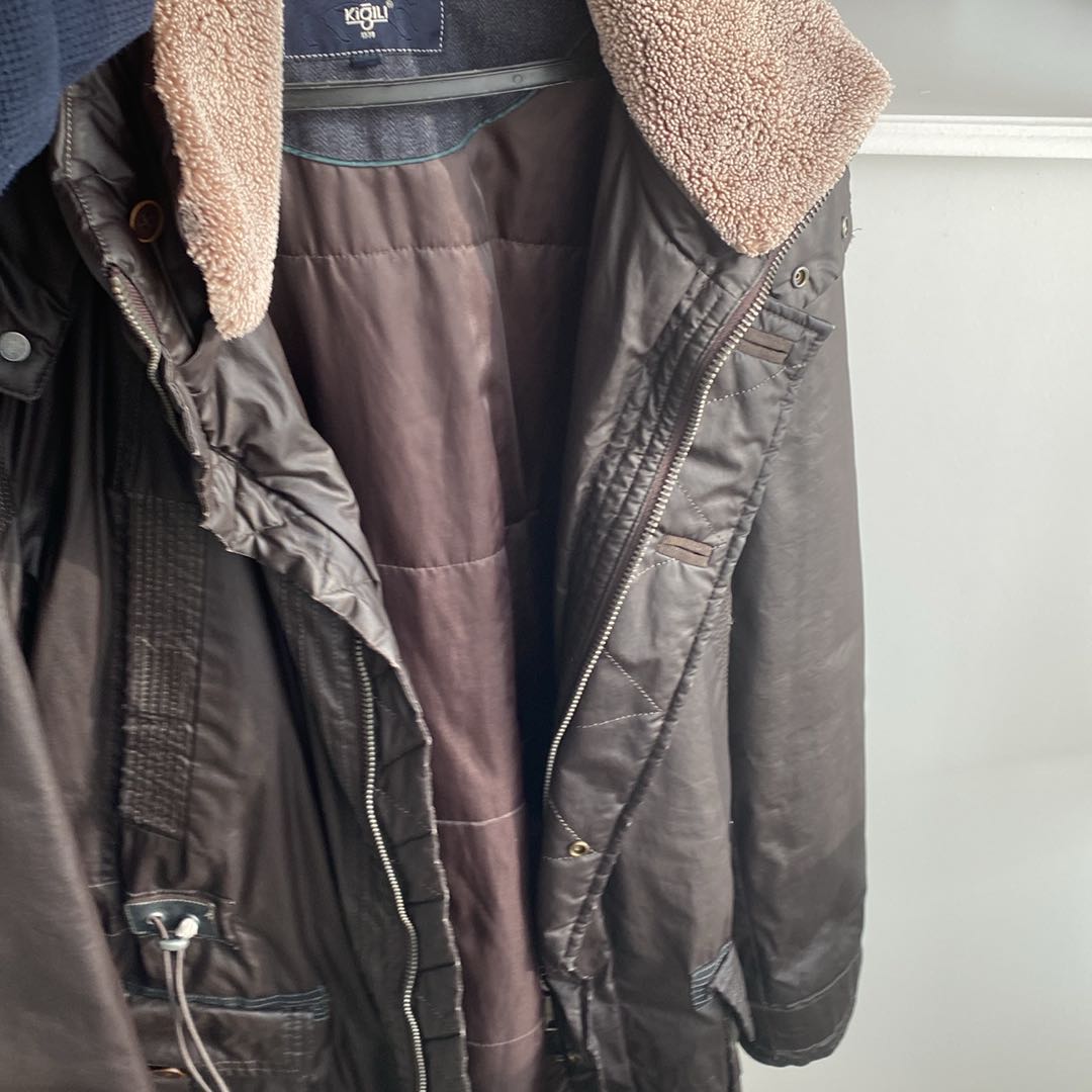 Kiğılı Kahverengi Kadın Parka Kaban — görsel 3/4