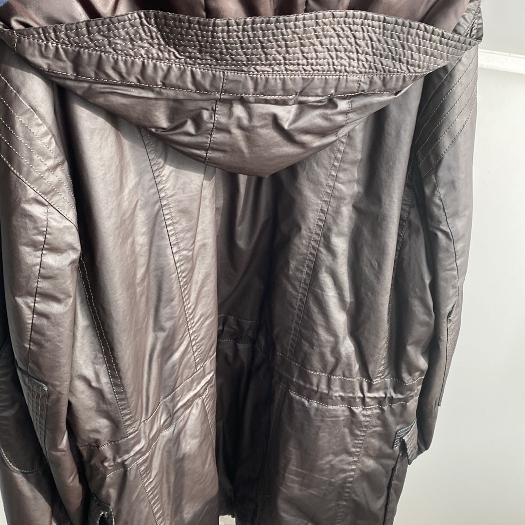 Kiğılı Kahverengi Kadın Parka Kaban — görsel 4/4