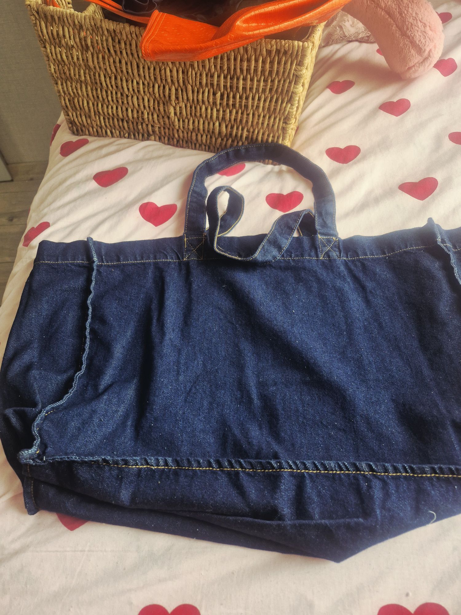 MANGO orjinal jean çanta — görsel 2/6