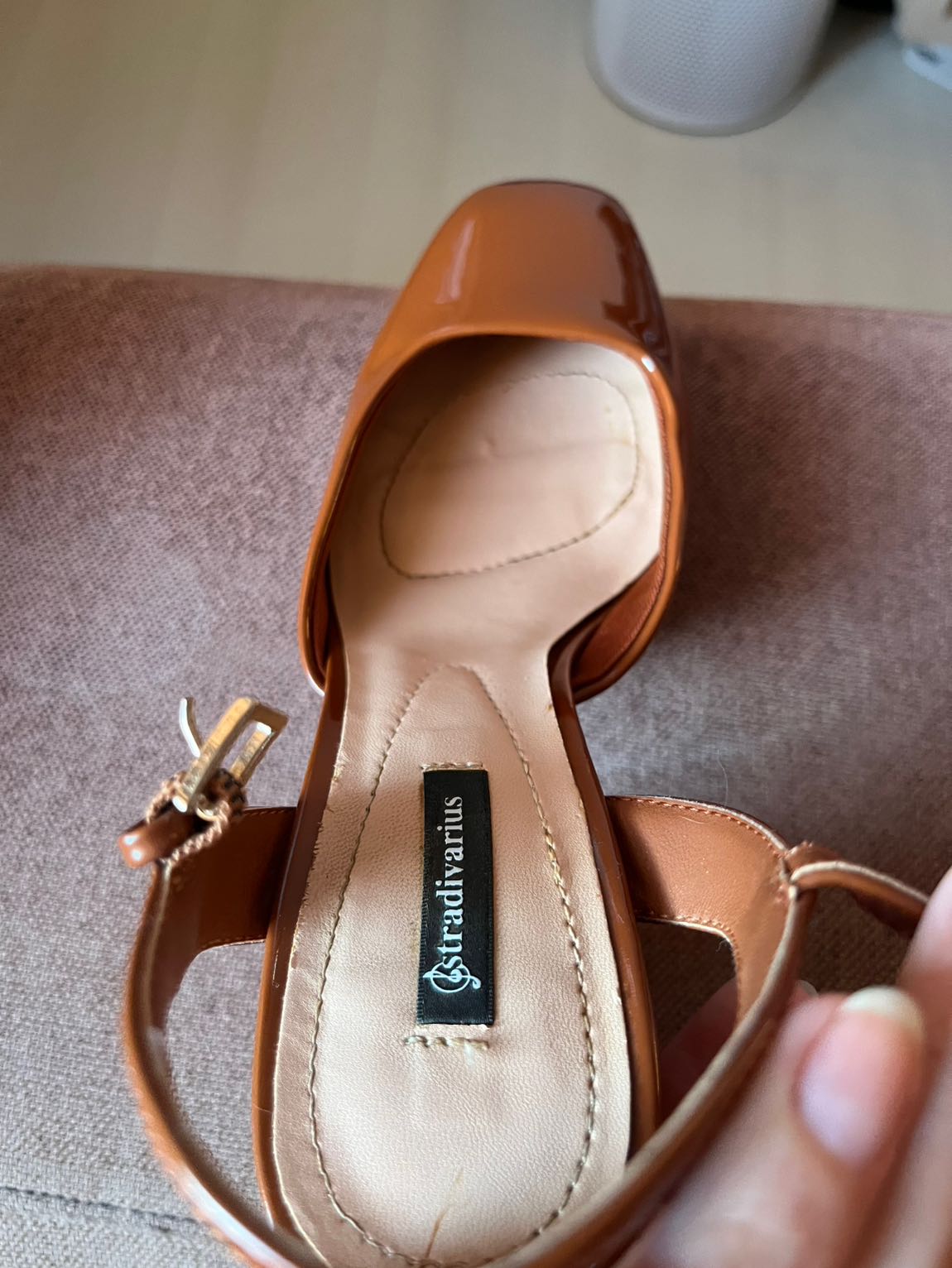 Stradivarius Kahverengi Rugan Ayakkabı — görsel 6/8