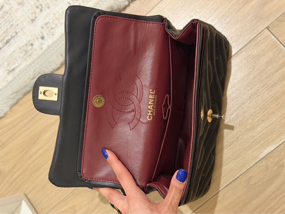 İthal ürünSiyah Deri Zincir Askılı Çanta — görsel 4/5