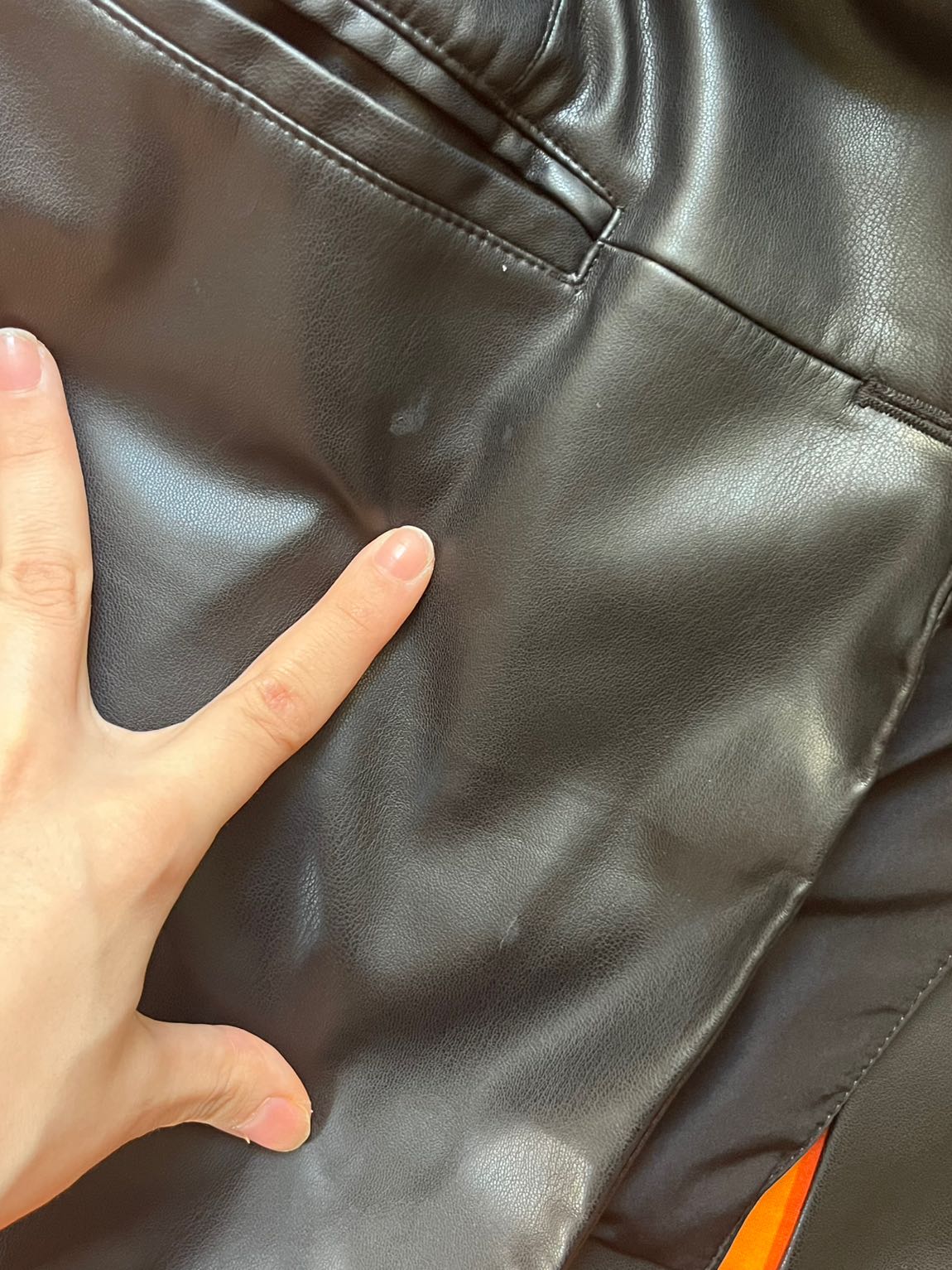 Bershka Siyah Deri Blazer Ceket — görsel 10/11