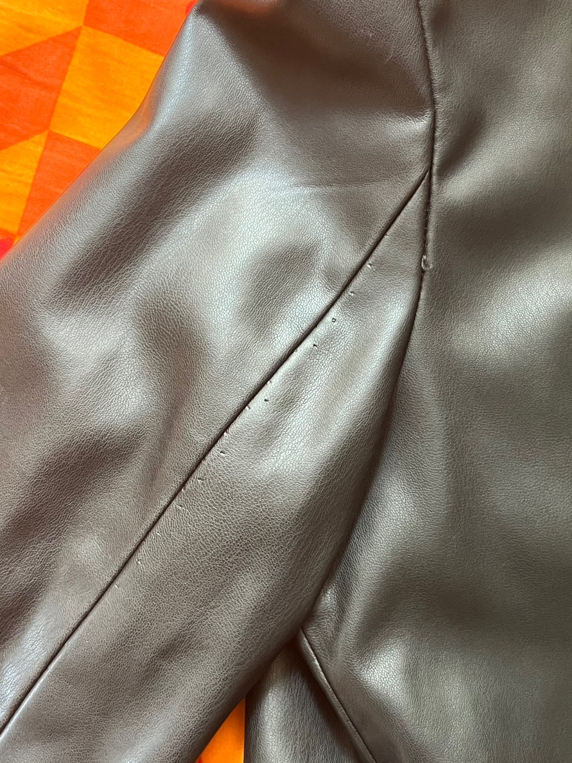 Bershka Siyah Deri Blazer Ceket — görsel 11/11