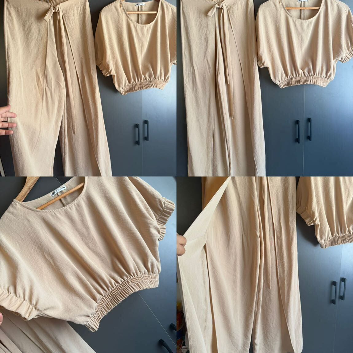 Zara rustik bohem takım pantolon bluz — görsel 4/8