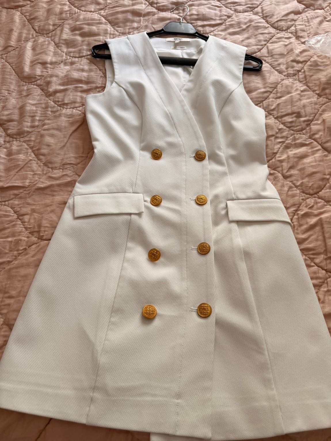 Beyaz Blazer Elbise — görsel 2/6