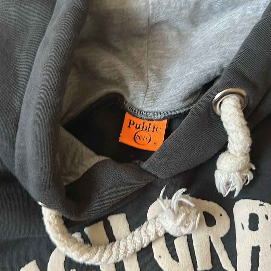 Gri Kapüşonlu Sweatshirt — görsel 3/3