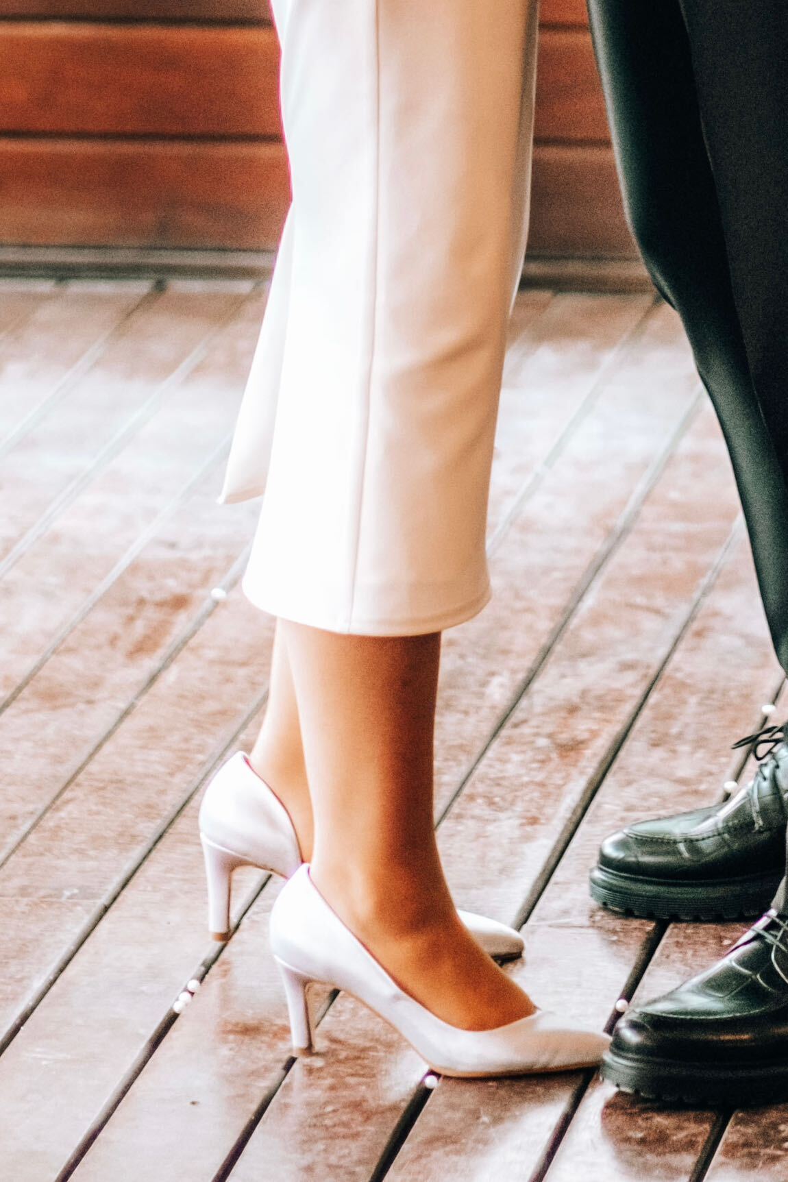 Gümüş Saten Aksesuarlı Stiletto Ayakkabı — görsel 5/12