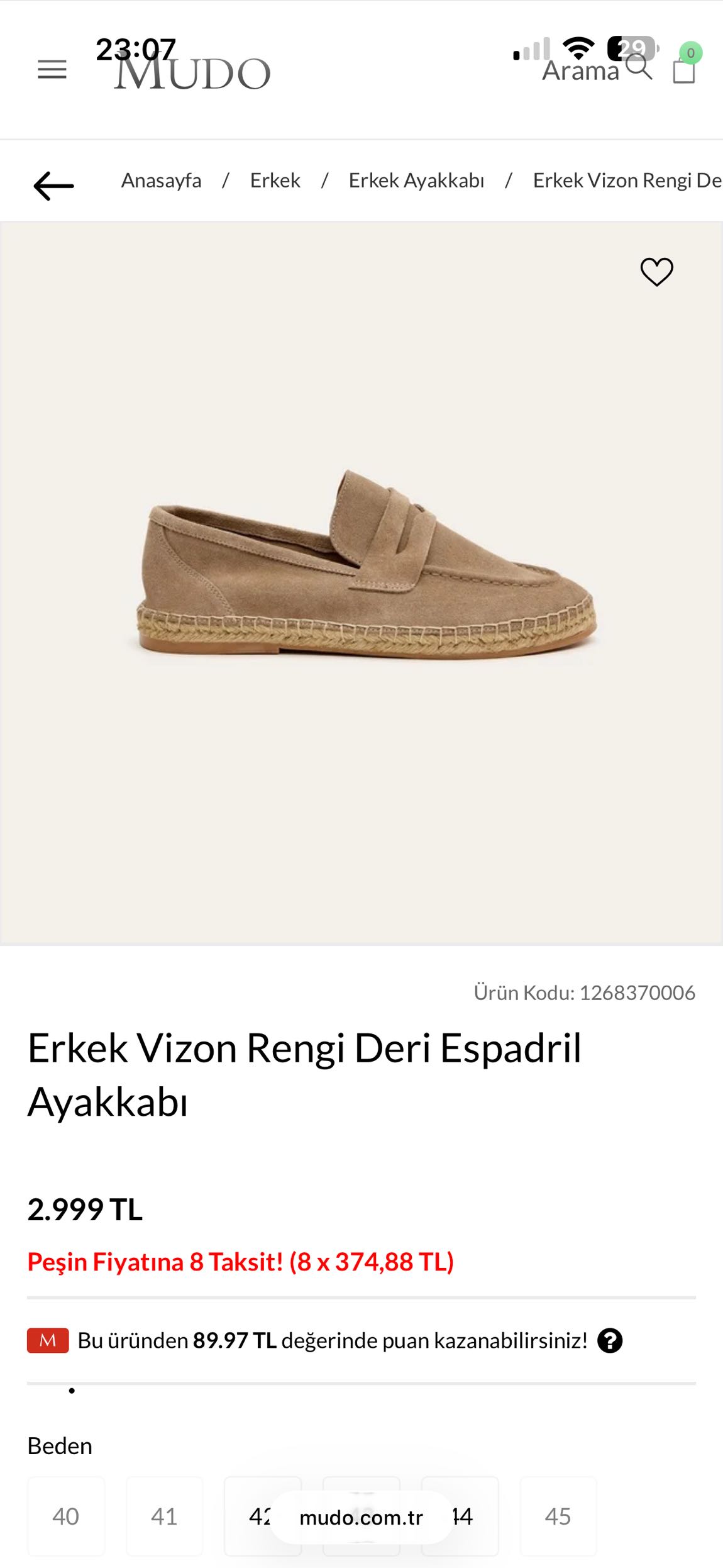 MUDO ESPADRİL — görsel 2/9
