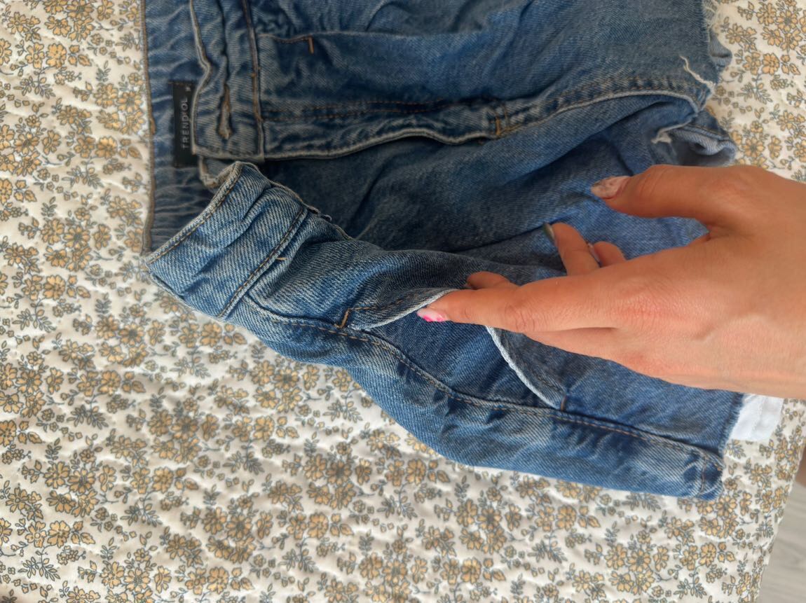 Kot şortlu Mini Etek — görsel 4/6