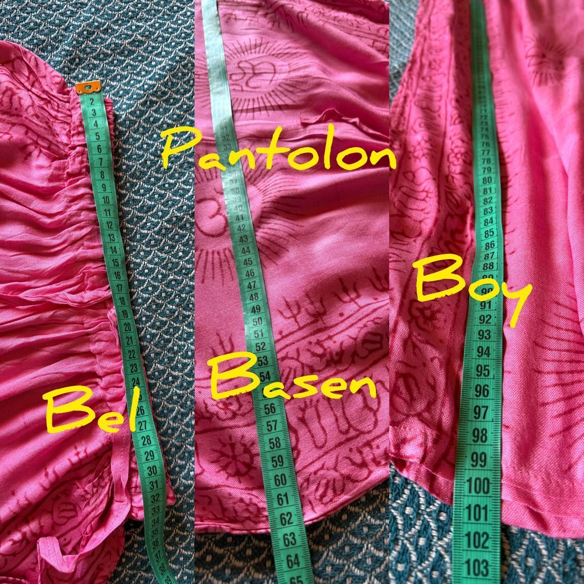 Hindistan om desen kimono pantolon — görsel 4/8